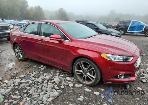 2014 Ford Fusion Titanium из США, поврежденный, VIN 3FA6P0K9XER217750